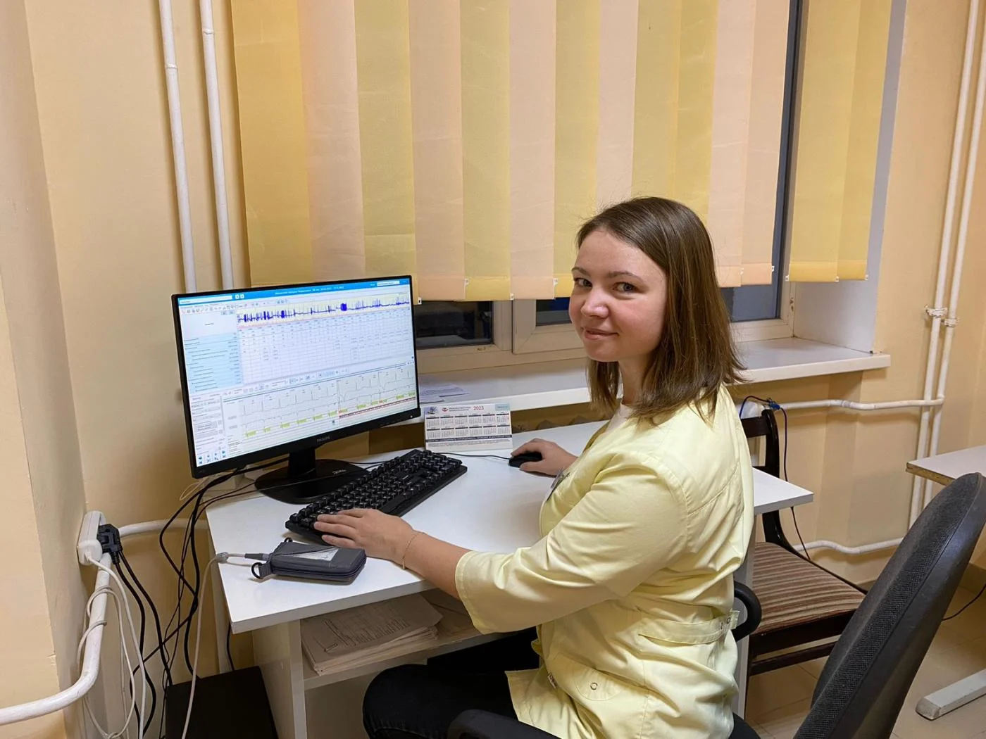 В Зеленоградске на новых аппаратах для холтеровского мониторирования работает приезжий доктор