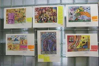 В Детской областной больнице открылась выставка рисунков 